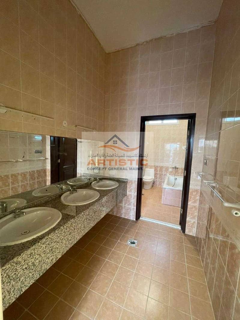 8 Seprate entrance 02 bedroom hall close to sea side for rent in al. bahia 45000AED