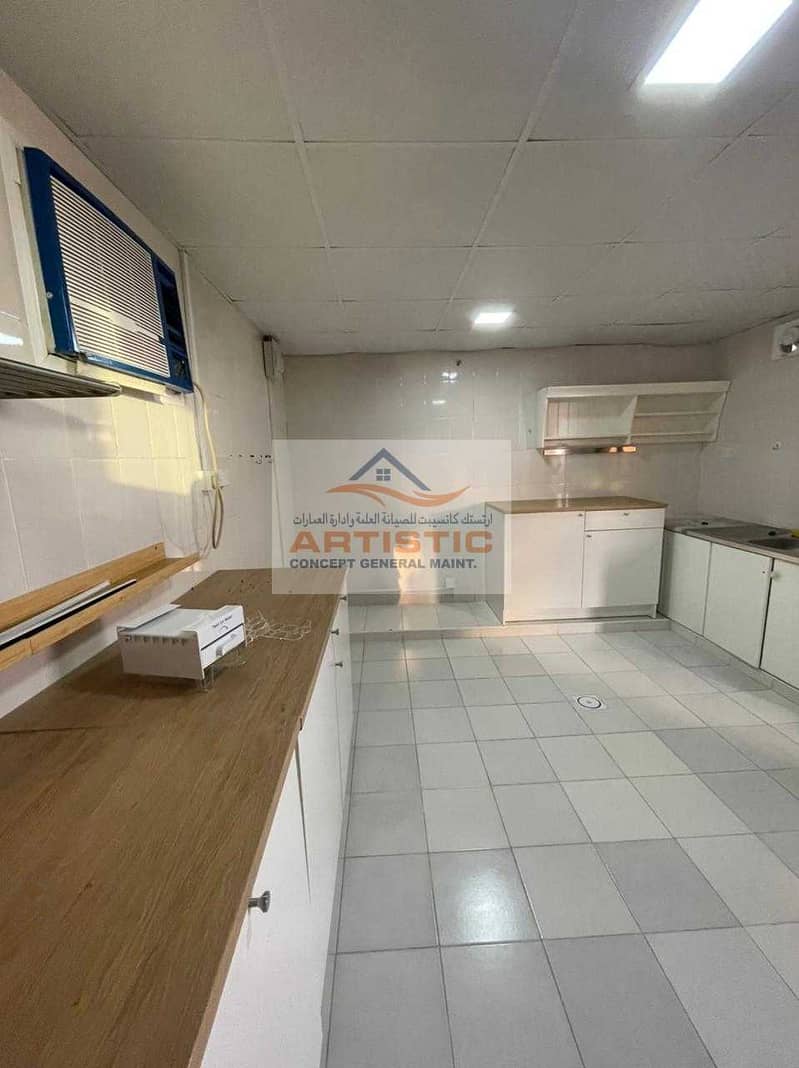 12 Seprate entrance 02 bedroom hall close to sea side for rent in al. bahia 45000AED