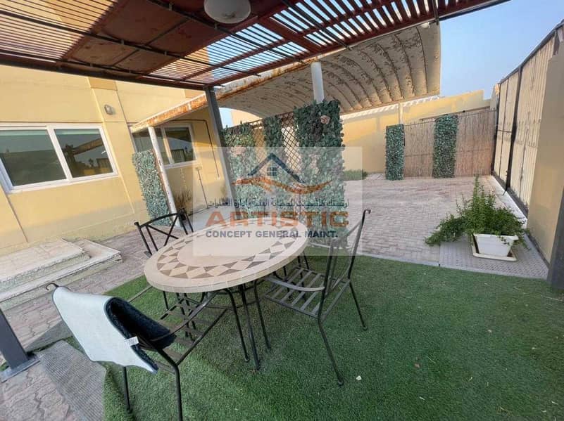 15 Seprate entrance 02 bedroom hall close to sea side for rent in al. bahia 45000AED