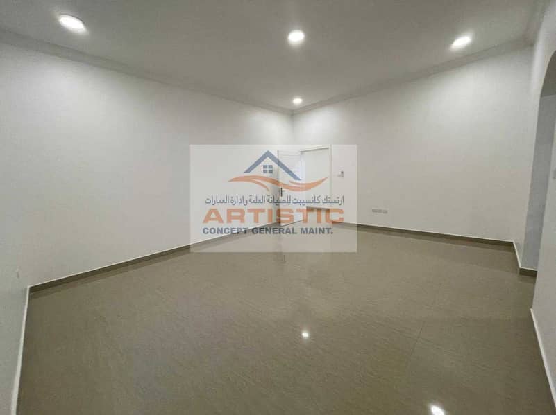 7 03 bedroom hall villa available for rent  close to sea side 120000AED