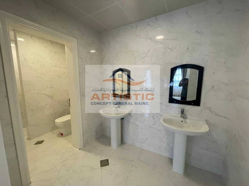 11 03 bedroom hall villa available for rent  close to sea side 120000AED