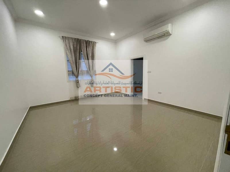 12 03 bedroom hall villa available for rent  close to sea side 120000AED