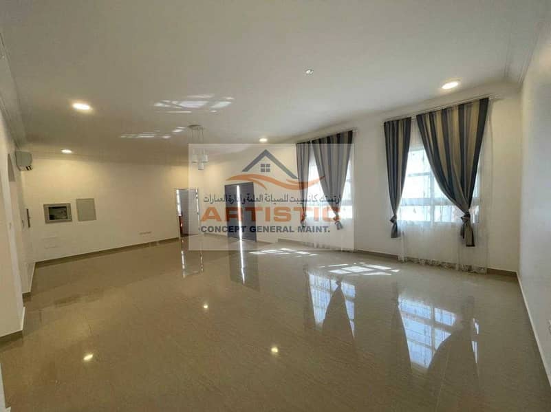 13 03 bedroom hall villa available for rent  close to sea side 120000AED