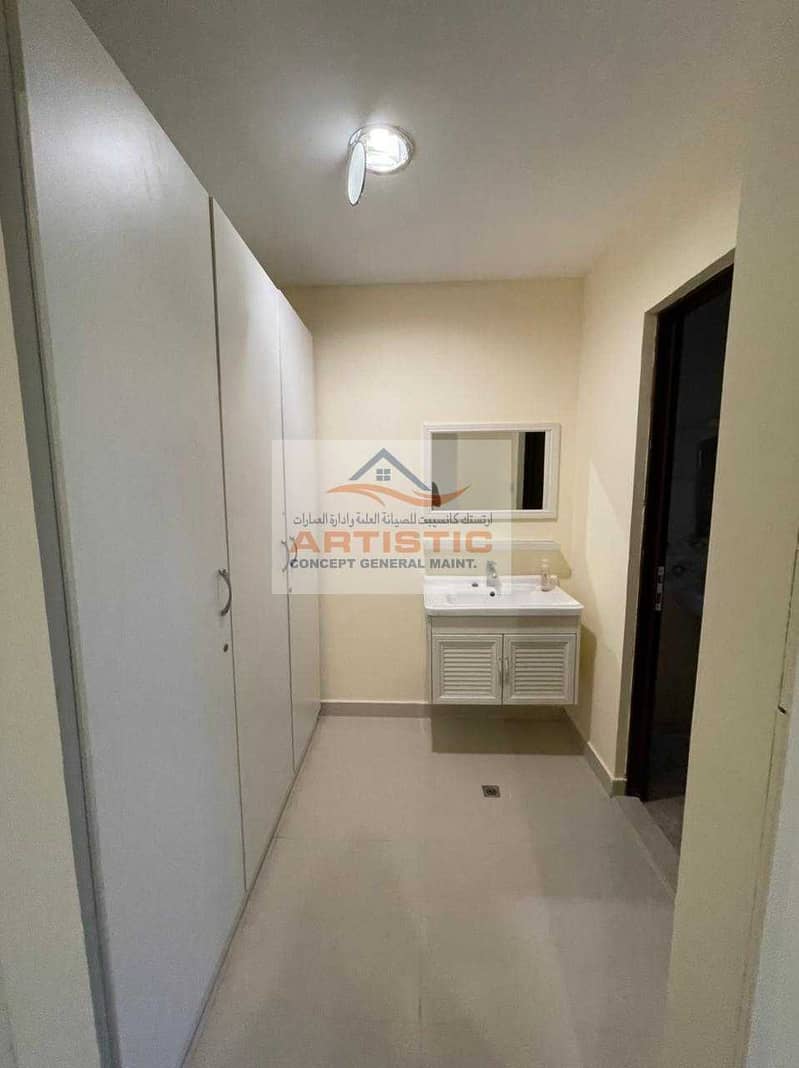 3 Good condition 3 bedroom hall apartment for rent in al bahia  55000AED