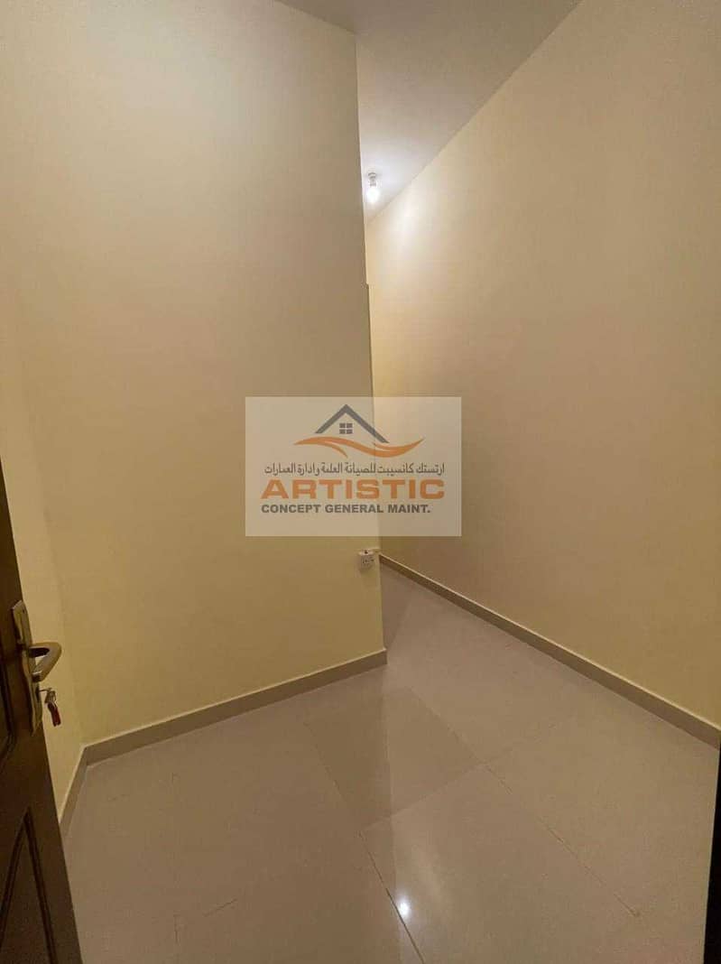 7 Good condition 3 bedroom hall apartment for rent in al bahia  55000AED