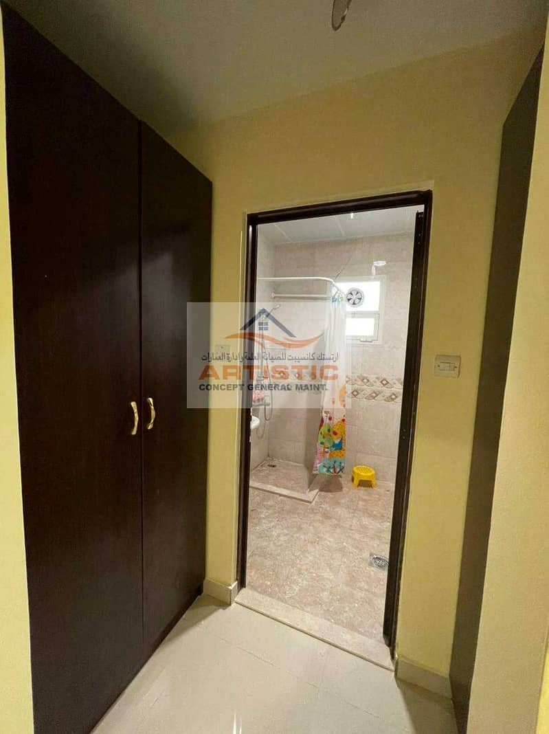 8 Good condition 3 bedroom hall apartment for rent in al bahia  55000AED