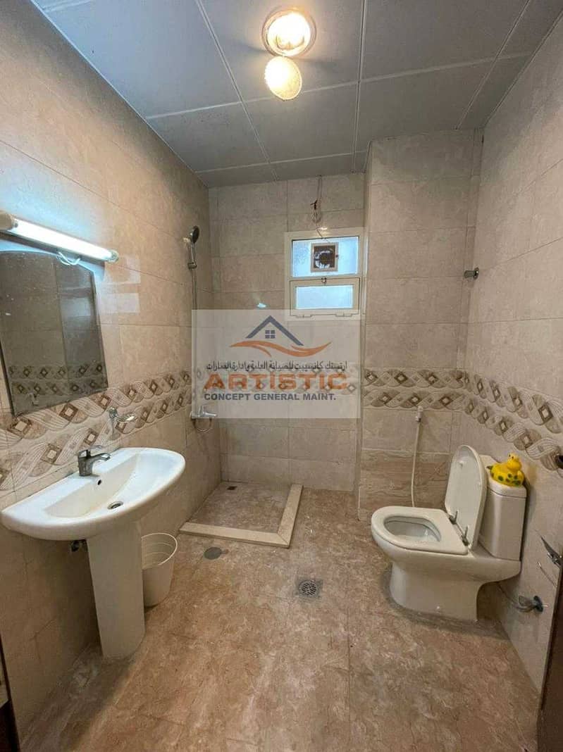 9 Good condition 3 bedroom hall apartment for rent in al bahia  55000AED