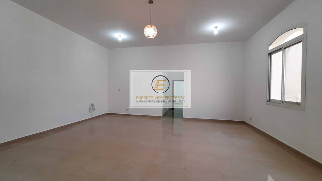8 amazing finishing 2 bedroom hall + store available for rent in shakhbout city