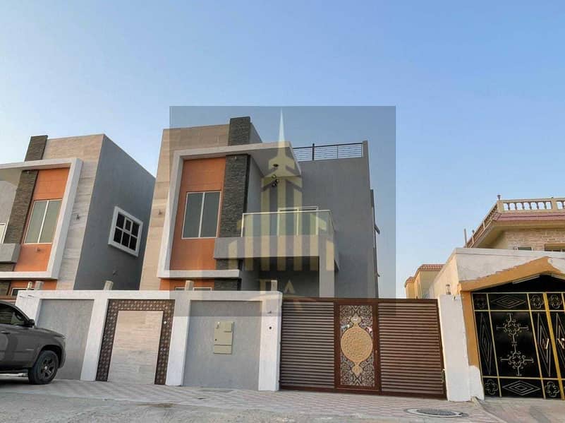 BEAUTIFUL MODERN BRAND NEW EUROPEN STYLE VILLA 5 BEDROOM HALL AVAILBLE FOR RENT  IN AJMAN  80,000/- AED YEALRY.