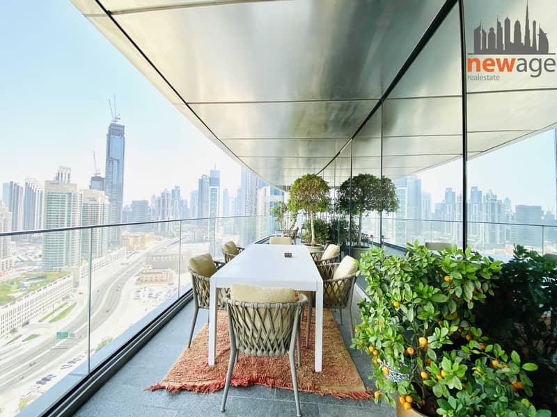 10 Full Burj Khalifa View Upgraded Large 3 Bedroom In Address Sky View