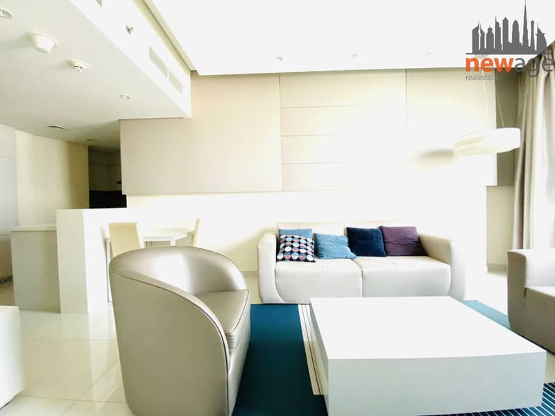 2 Canal View Furnished One Bedroom For Rent In The Vogue Tower