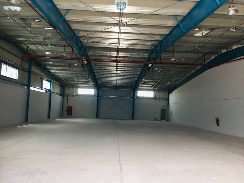2 15/sqft onwards Warehouse For Storage In Bounded and Unbounded Type From Custom In Sharjah