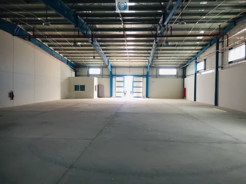 4 15/sqft onwards Warehouse For Storage In Bounded and Unbounded Type From Custom In Sharjah