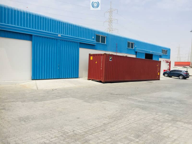 5 15/sqft onwards Warehouse For Storage In Bounded and Unbounded Type From Custom In Sharjah