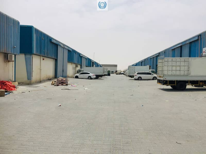 6 15/sqft onwards Warehouse For Storage In Bounded and Unbounded Type From Custom In Sharjah