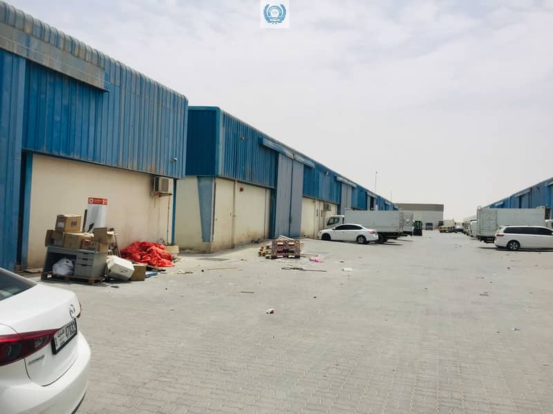 7 15/sqft onwards Warehouse For Storage In Bounded and Unbounded Type From Custom In Sharjah