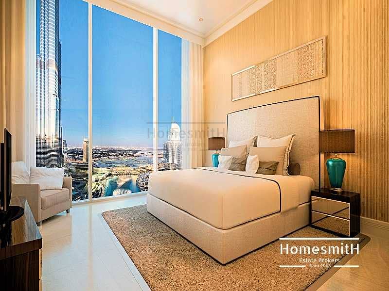 3 Luxurious Burj Views Ready Now with Payment Plan