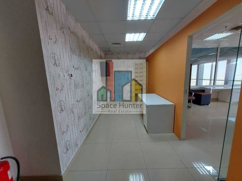 13 Spacious and Very Nice Office with  partitions / 46K ONLY!!  For Rent  in DSO