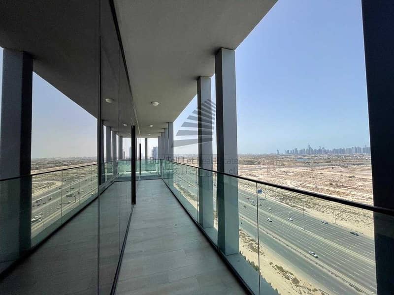11 AMAZING SKY LINE VIEW/ BRAND NEW 1 BEDROOM APARTMENT / BLOOM TOWER JVC/ LUXURIOUS  BUILDING
