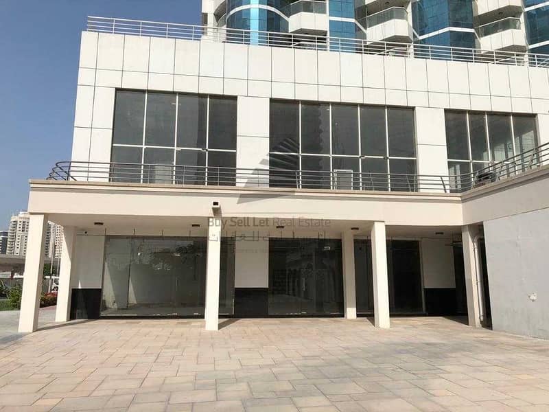 7 BIG & SPACIOUS SHELL & CORE SHOP FOR RENT WITH CANAL & GARDEN VIEW /CENTRALLY LOCATED IN NEW DUBAI GATE 2 JLT