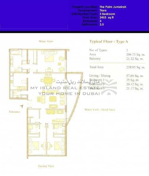 10 Best priced large 3 bedroom Tanzanite Apartment