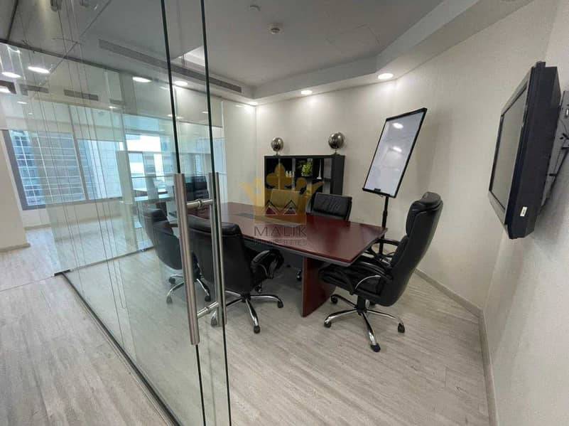 2 3 Glass  Partition + 1 Meeting Room  2 Parkings