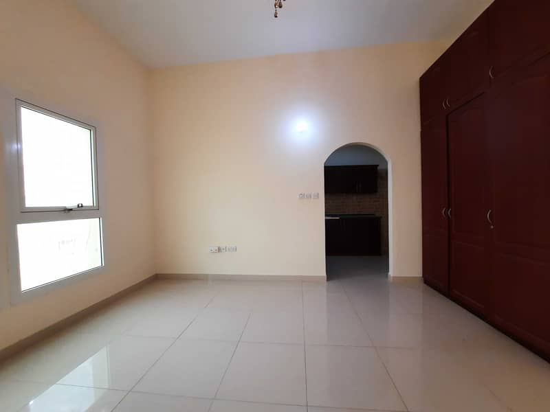 Very Nice Studio with Huge Kitchen 2400 Monthly Very Neat and clean tub Bathroom including water electricity maintenance Close to Khalifa Market