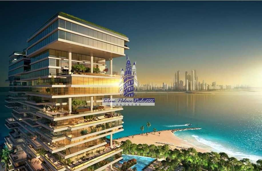 9 One at Palm 3br | Full Sea View | Handover Soon
