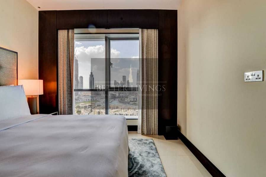 5 FULL BURJ KHALIFA VIEW | LUXURY 1 BEDROOM | FOUNTAIN VIEWS