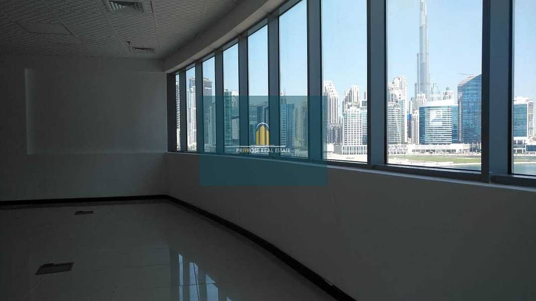 6 Glass Partition Office Burj Khalifa and Canal View