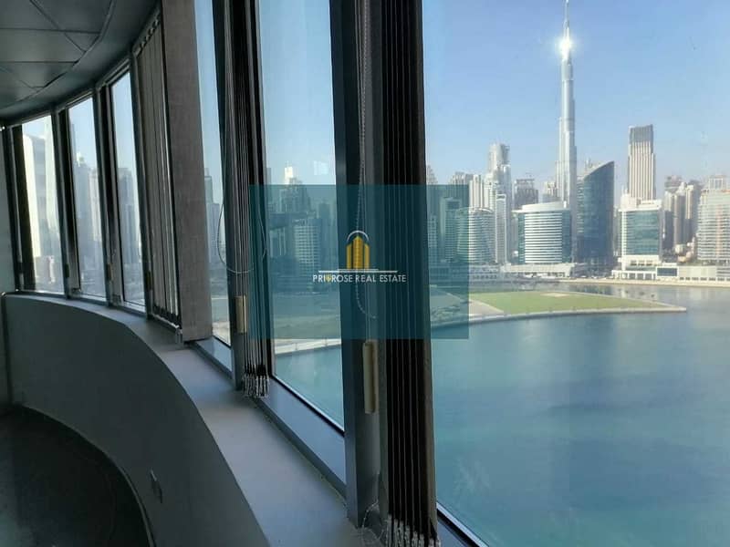 10 Fitted  Office Burj Khalifa and Canal View