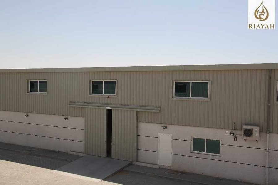 12 New High  Quality Warehouses  with Offices  |  Pantry  | Mezzanine Floor