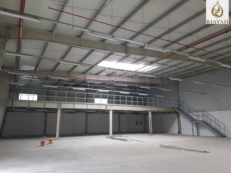 21 New High  Quality Warehouses  with Offices  |  Pantry  | Mezzanine Floor