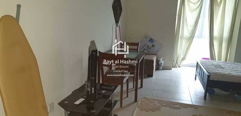 6 Yearly /Monthly Payments Huge Fully Furnished STUDIO  In Mediterranean Cluster Near Bus Stop