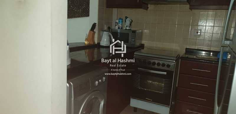 8 Yearly /Monthly Payments Huge Fully Furnished STUDIO  In Mediterranean Cluster Near Bus Stop