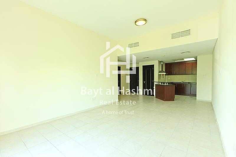 Spacious 1 Bedroom with Balcony In Mediterranean Cluster Near to Bus Stop and Amenities