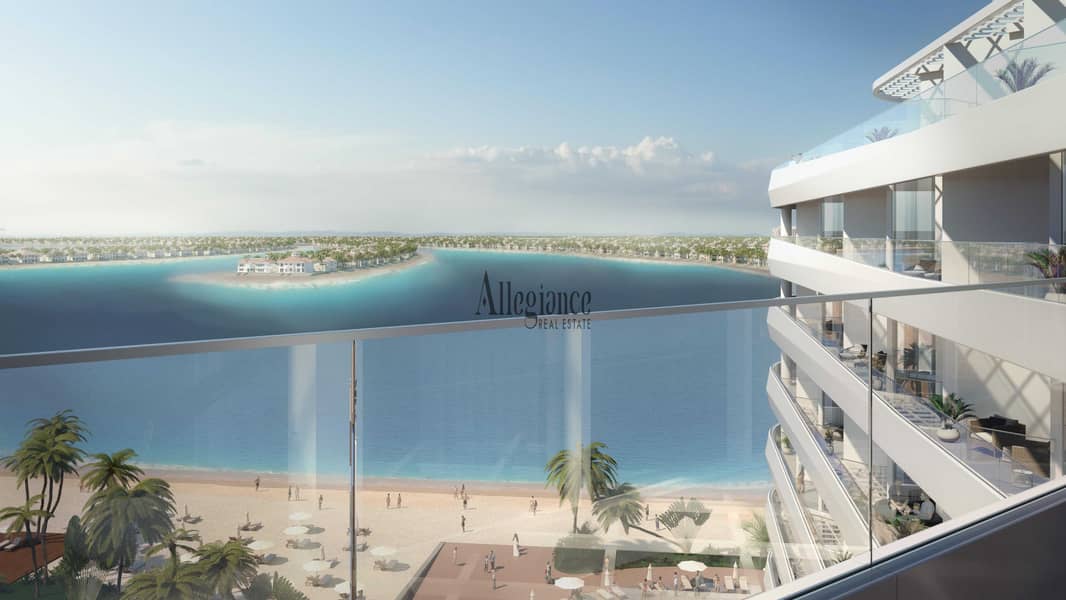 4 10% First Installment | Ocean & Burj Al Arab view  | Private Beach