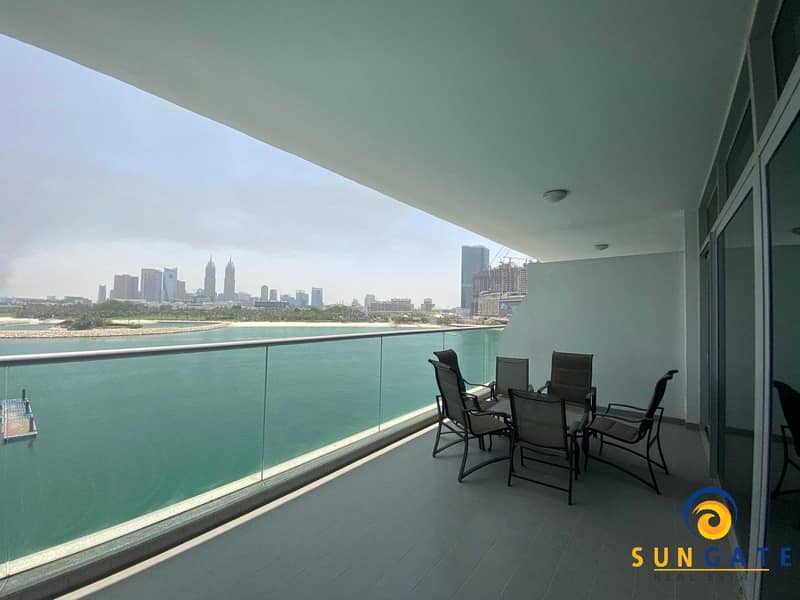 10 furnished sea view azure residences palm