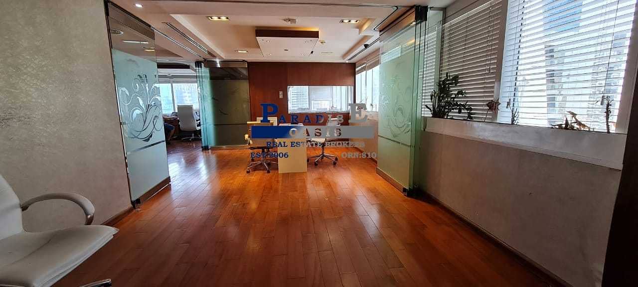 3 Furnished Office I Panoramic View I Higher Floor