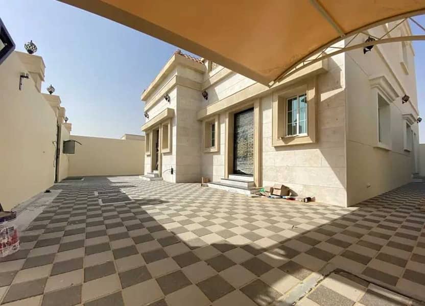 Villa for sale opposite the mosque at a price of a shot without down payment A villa of the most luxurious villas in Ajman, with super deluxe personal
