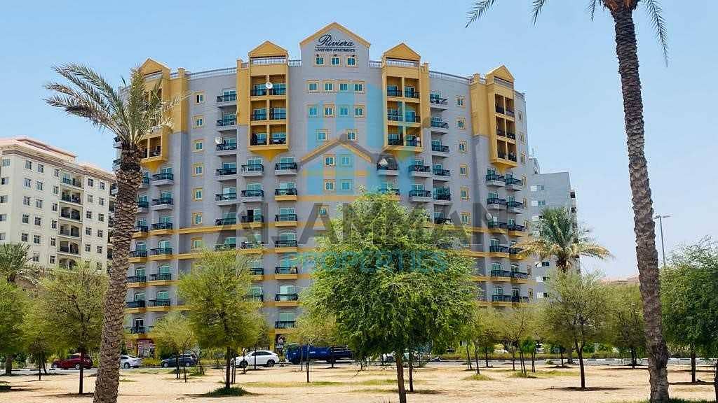 Huge Size/Closed Kitchen/Covered Parking/Large Balcony For Rent in Riviera Lake View Dubai