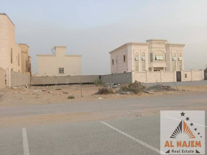 Selling a private residential land in the Jasmine area, opposite Al Hamidiya Park in Ajman, freehold for all nationalities.