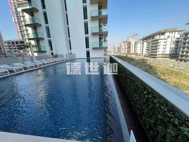 12 Sobha Greens Brand new 1 BR with fully kitchen appliances