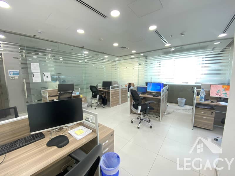 Fully Fitted | Partitioned | Furnished | L Shape Office