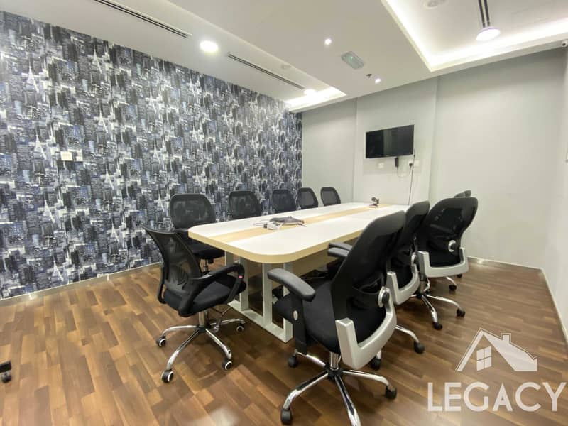 3 Fully Fitted | Partitioned | Furnished | L Shape Office