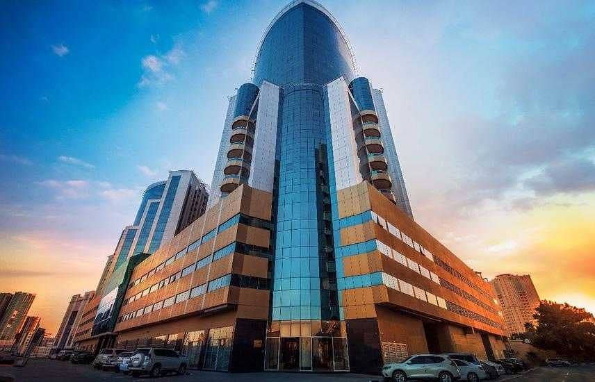 Sea View 1 BHK Apartment with Parking  For Rent in Orient Tower, Ajman