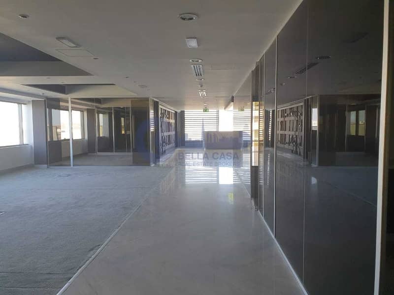 Fully Fitted Office | Full Floor Available For Rent | SZR Manara