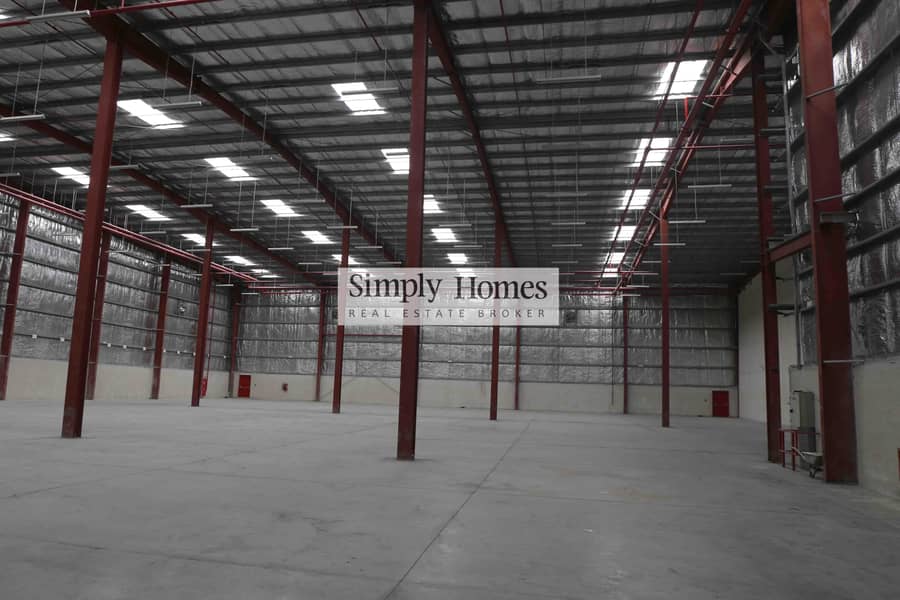 6 AED 21 per Sq. ft. | Warehouse +10% Office