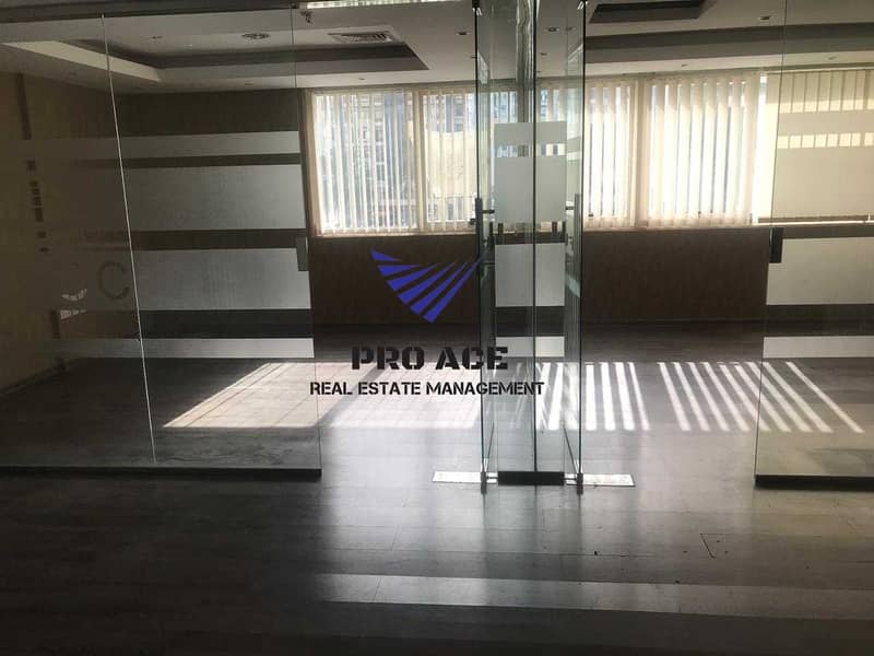 3 Amazing! Huge Office For Rent Near WTC at Hamdan street for only 75k