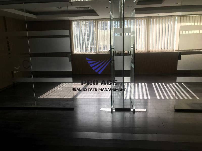 4 Amazing! Huge Office For Rent Near WTC at Hamdan street for only 75k